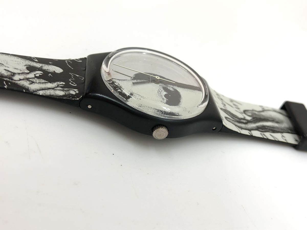 送料無料】Swatch 1992 Glance Piero Fornasetti Classic Authentic 