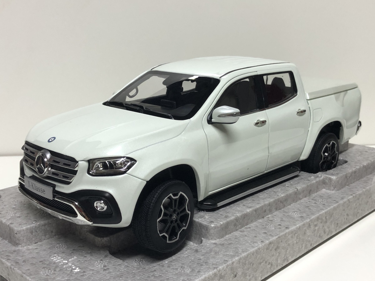 norev 1/18 Mercedes Benz X class BR470 Pick Up 2017 whitemetallic メルセデス ベンツ ノレブ ディーラー限定モデル