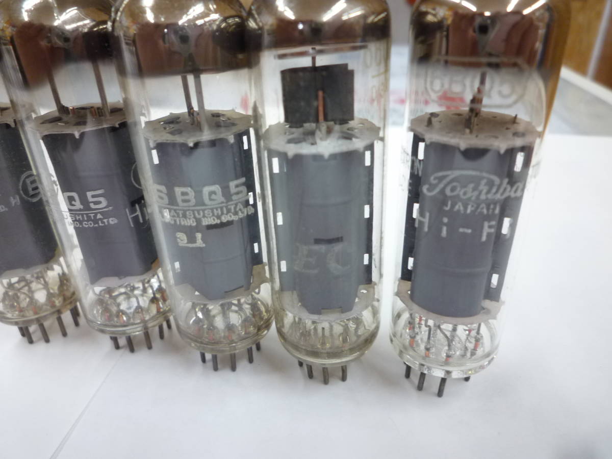 ナショナル/東芝/NEC 6BQ5 真空管 合計5本セット 未点検 品の入札履歴