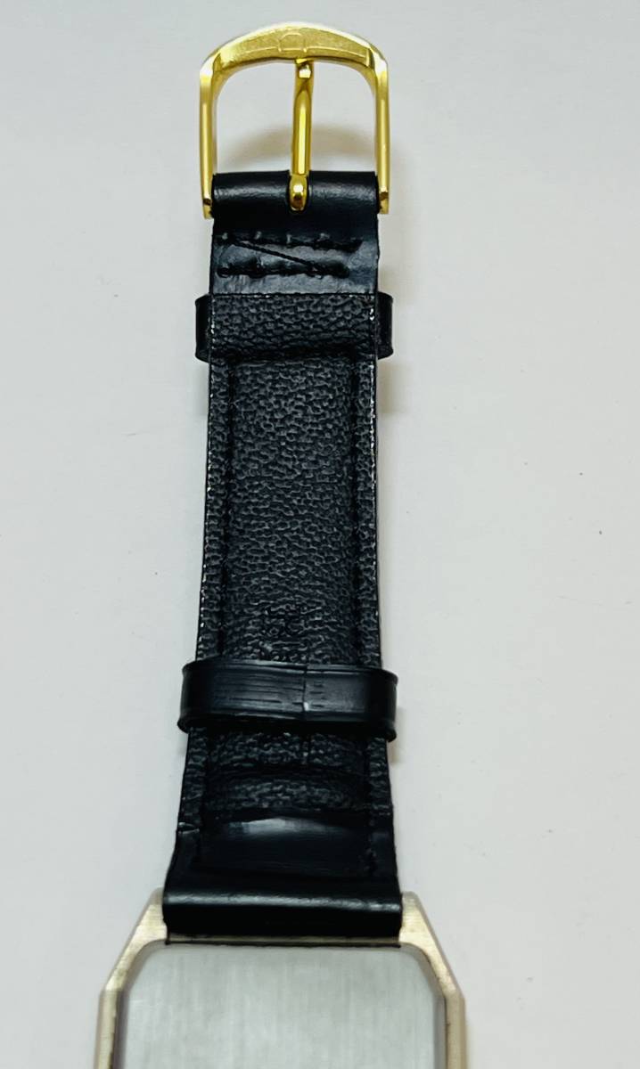 動作未確認 SEIKO セイコー ドルチェ 6030-5400 QZ 黒系文字盤 