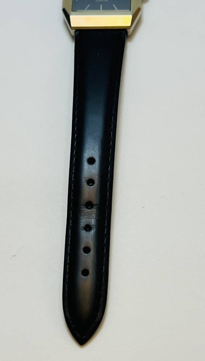 動作未確認 SEIKO セイコー ドルチェ 6030-5400 QZ 黒系文字盤 