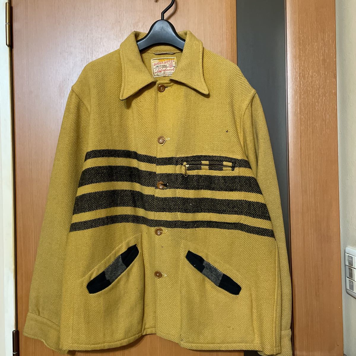 希少 40s〜50s『Lake land』JACKNAC VINTAGEウールジャケット ヴィンテージ ビンテージ 古着 アメカジ カバーオール 