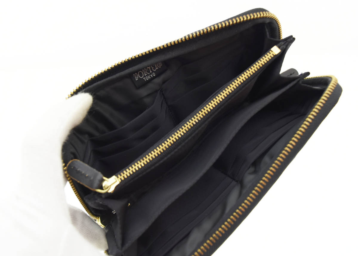 △ PORTER ポーター MARNI マルニ ラウンドファスナー 総柄 長財布 103 