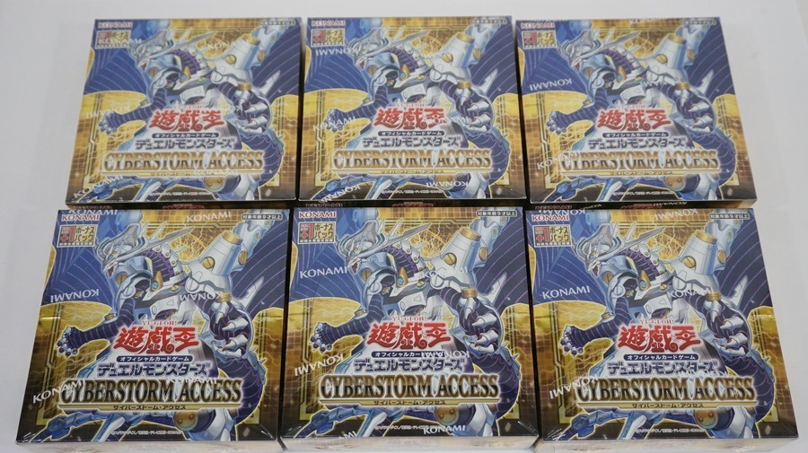 073 c0945 新品 遊戯王 CYBERSTORM ACCESS サイバーストーム・アクセス 6BOXセット シュリンク付き