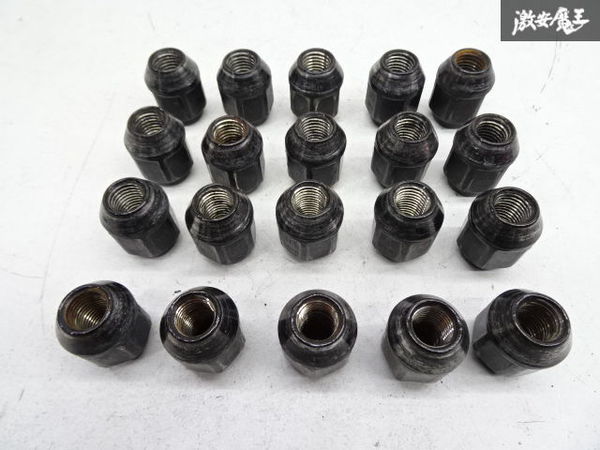 ☆納得！美品！☆ BBS ナット　M12 P1.5 20個セット　送料を着払いにしたので大幅に値下げいたしました。 BBS ホイールナット M12×P1.5 即納 ブラック 送料を着払い
