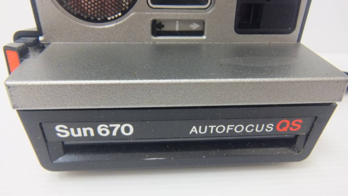6243 動作未確認/ジャンク ポラロイド POLAROID Sun 670 AUTOFOCUS QS