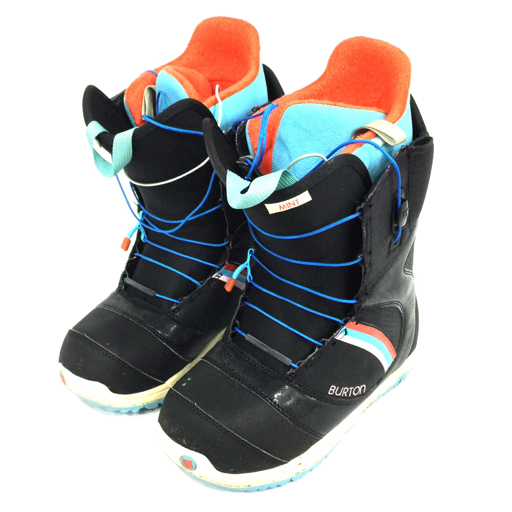 MINT BURTON 未使用級BURTON AFスノーボード レースブーツ 黒⁄ピンク