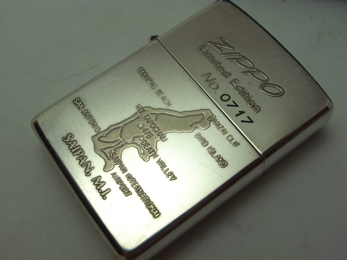 必読商品説明 ZIPPO ジッポー 1991年7月 AMERICAN ISLAND SERIES SAIPAN サイパン 中古品