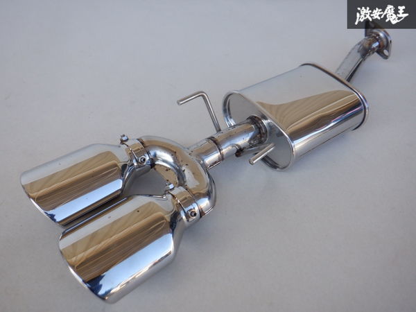 社外品 ZE2 インサイト ステンレス オーバル デュアル マフラー リアピース 即納 棚2N1