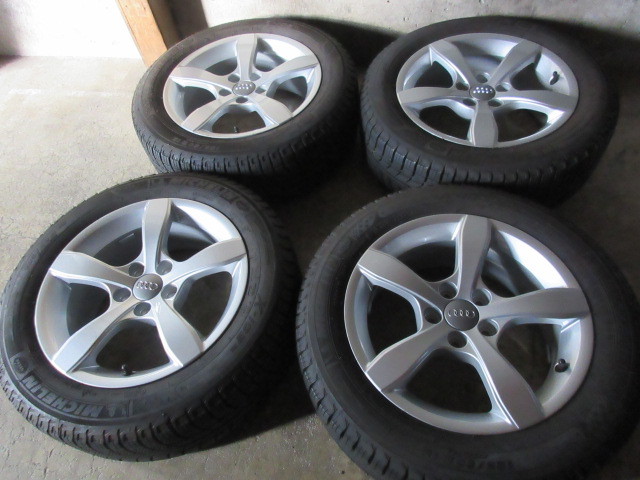 冬用+稀少な外車用，純正品set/格安1，000売切!! アウディ 8X A1 純正 スポーツバック Sライン 他も 純正 (MICHELIN X-ICE XI3) 185/60R15 !!