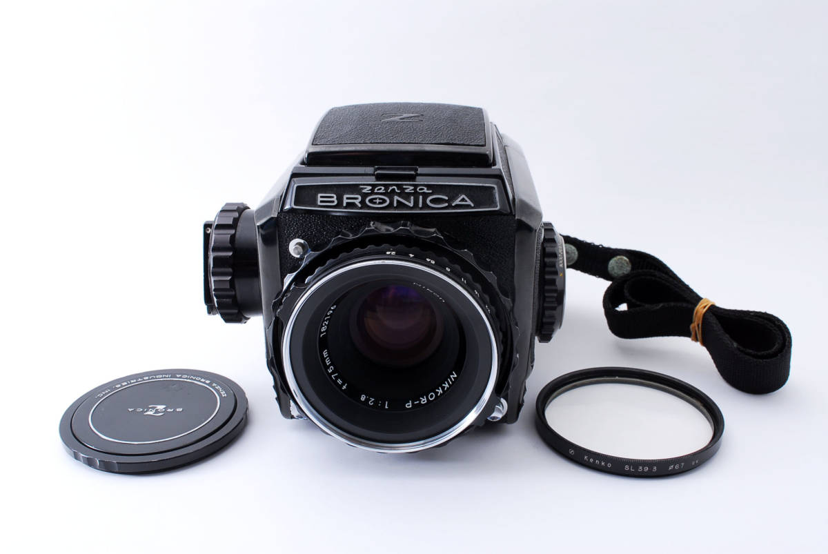 Rarity ZENZA BRONICA ゼンザブロニカ S2 ブラックボディ ジャンク