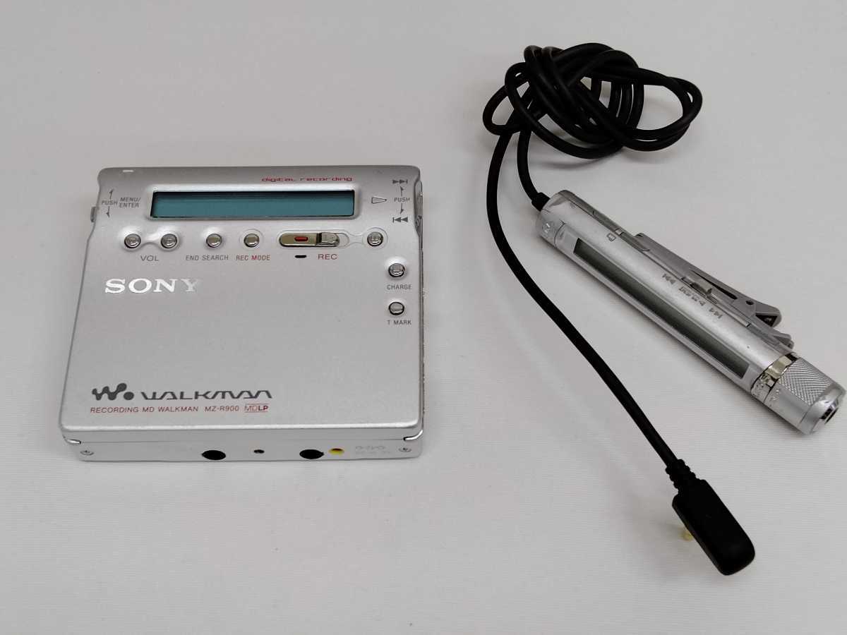 ソニー MDウォークマン MZ-R900 本体 プレーヤー レコーダー 録音