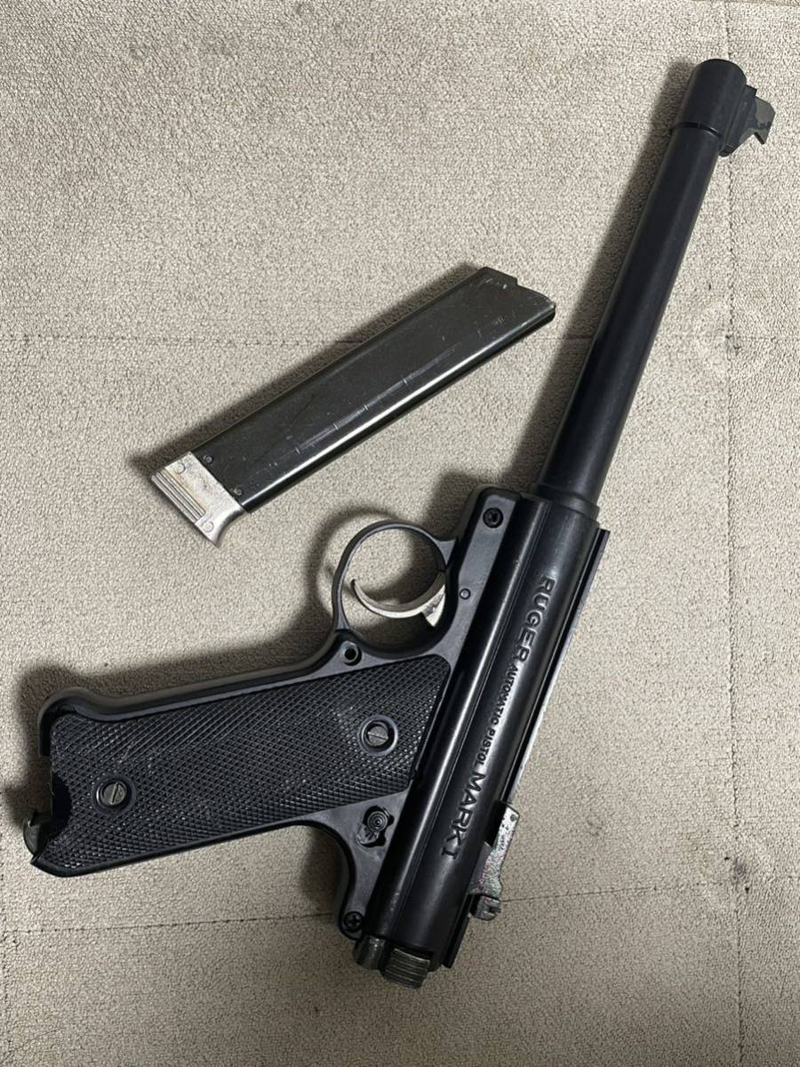 エーダイグリップ ルガーmk1 エーダイ エアガン エアコキ ライブカート Ruger マーク1 