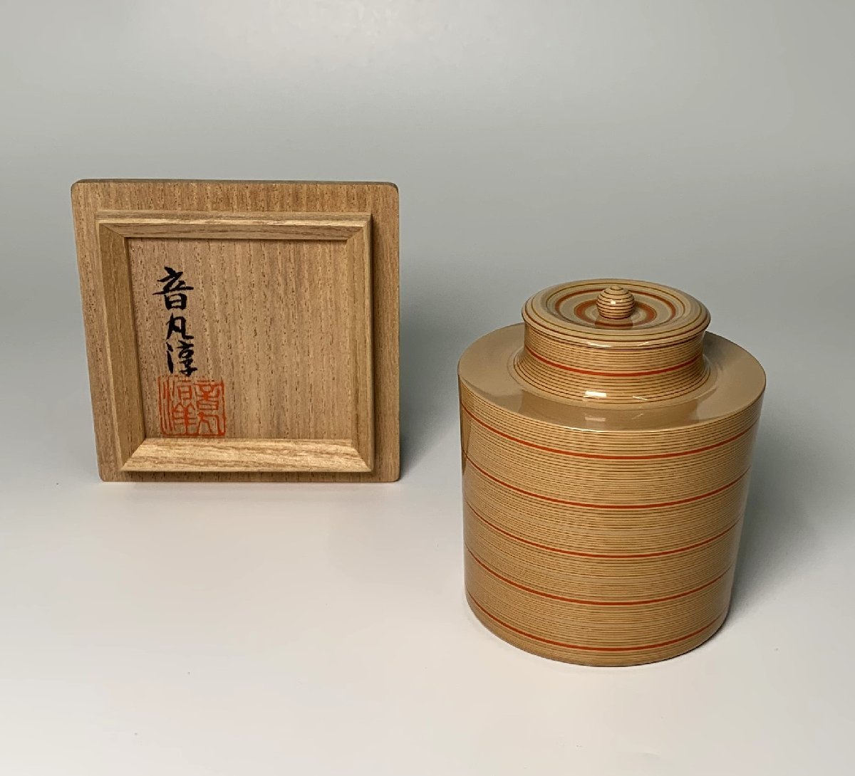 輪島塗 蓋付き煮物椀 6客セット 茄子蒔絵 木製漆器共箱 流】木製漆器 塗師陽斎 蒔絵煮物椀五客 共箱 KQ725 共箱