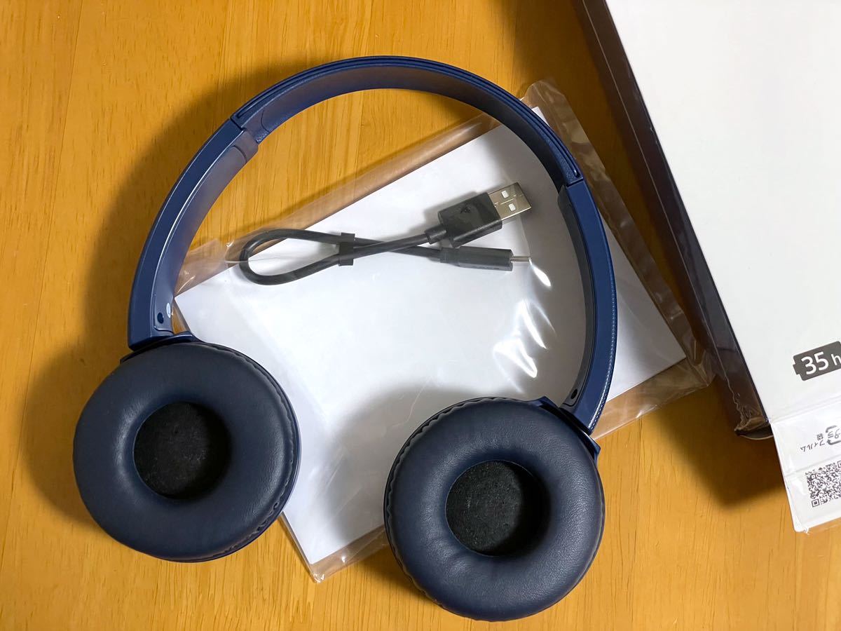 ソニーワイヤレスヘッドセットwh-ch510 / bluetooth /ブルー