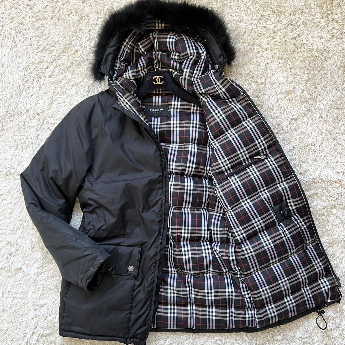 ◎美品【ホワイトグース使用】☆高級ダウンBURBERRY BLACKLABEL ◎美品【ホワイトグース使用】☆高級ダウンBURBERRY BLACKLABEL