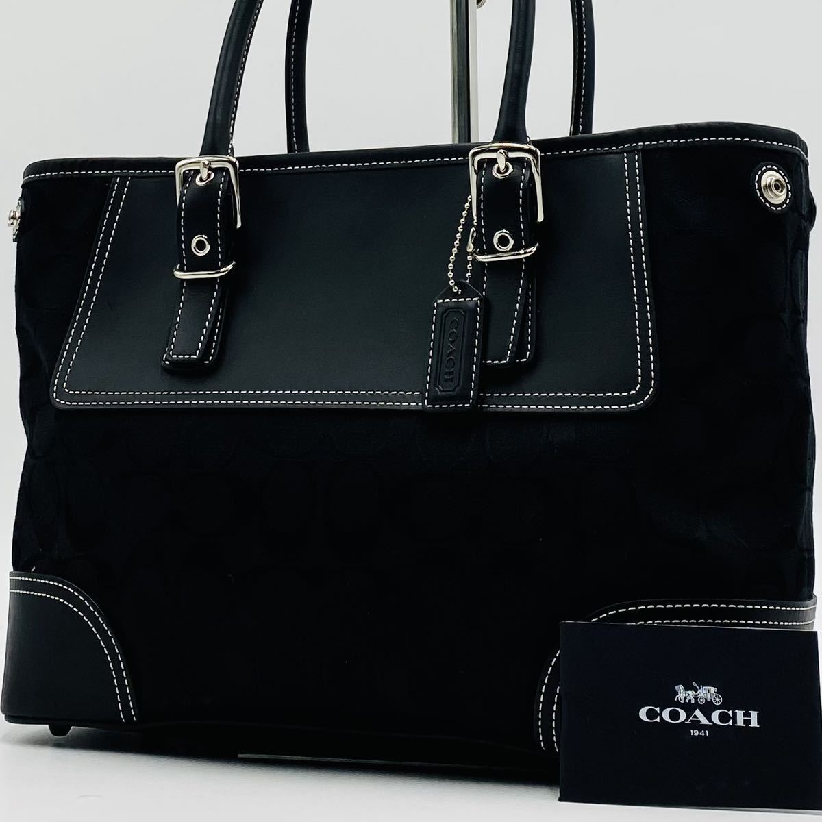 1円～【未使用級】入手困難品 コーチ COACH トートバッグ ビジネス 