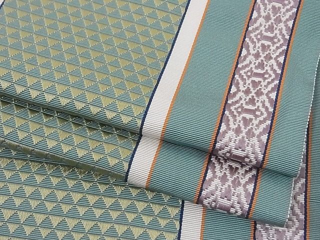 袋帯 美品 秀品 立涌 雲文 金銀糸 刺繍 墨色 六通 正絹 【中古