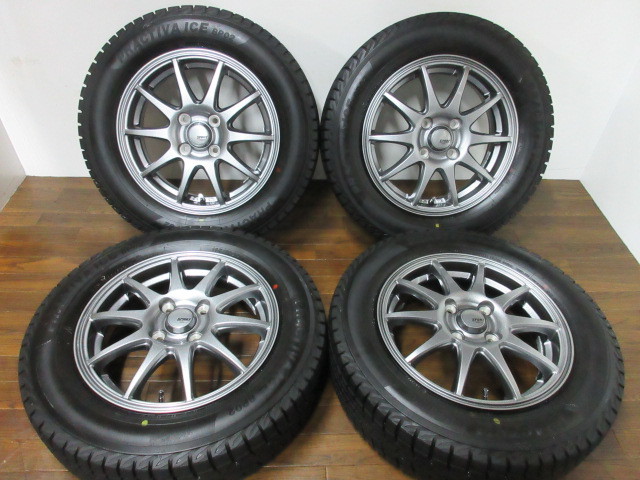 安い，豊富な 税込み SPORT ABERIA 14in4.5J+45 4穴PCD100 プラクティバアイスBP02 165/70R14 マーチ ソリオ 他(スタッドレスタイヤ)｜売買されたオークション情報、yahooの商品情報をアーカイブ公開 - オークファン 4穴
