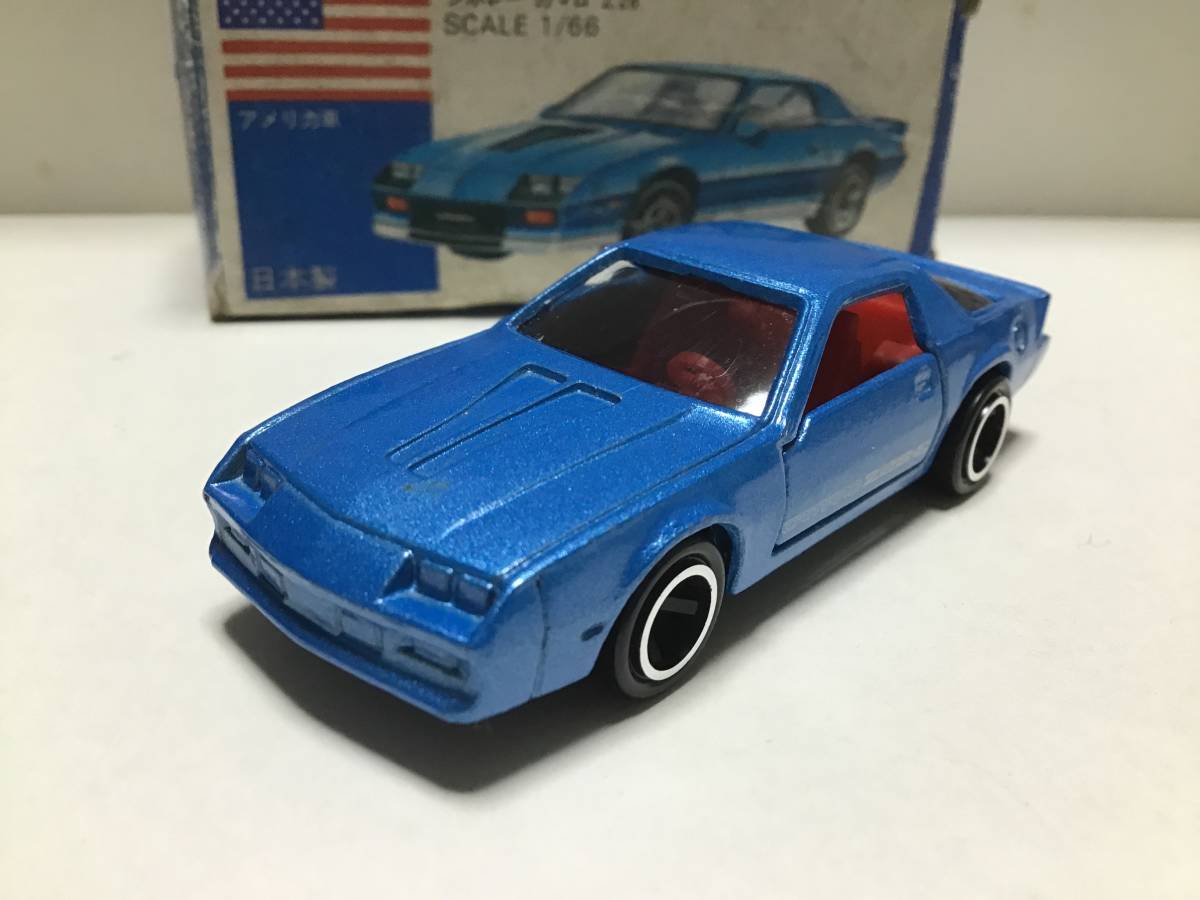 トミカ 外国車シリーズ 青箱 F34 シボレー カマロ Z28 日本製 訳有