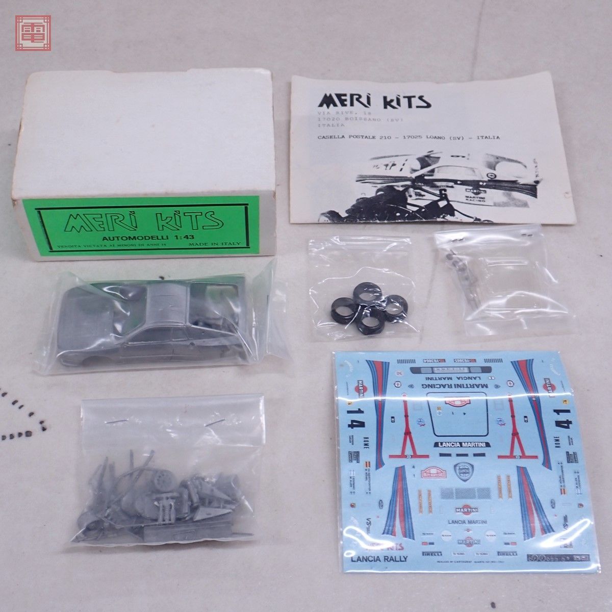 Kit Miniature 1/43 Meri Kits – Lancia Rally 037 – Martin – Monte-Carlo 1983