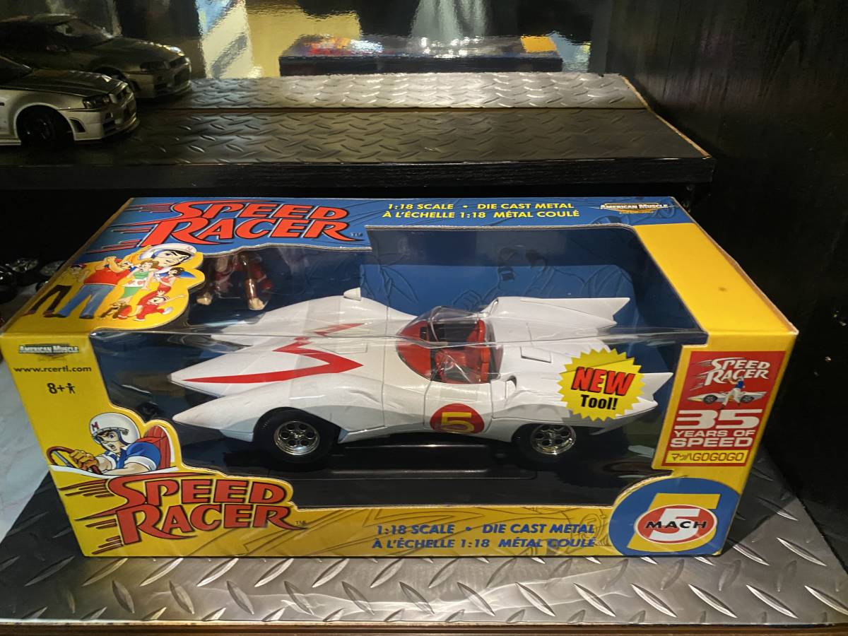 AMERICAN MUSCLE SPEED RACER マッハGO GO GO マッハ号1/18新品未開封