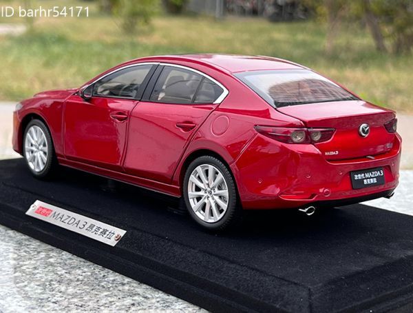 マツダ アクセラ3 1/18 レッド 1⁄18 AXELA マツダ3 0 高 品質