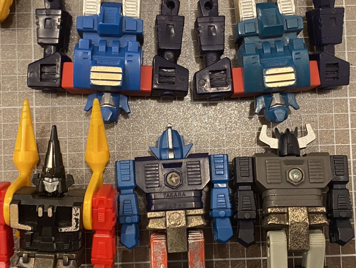 当時物 ジャンク タカラ ミクロロボット詰め合わせ10体セット TAKARA 