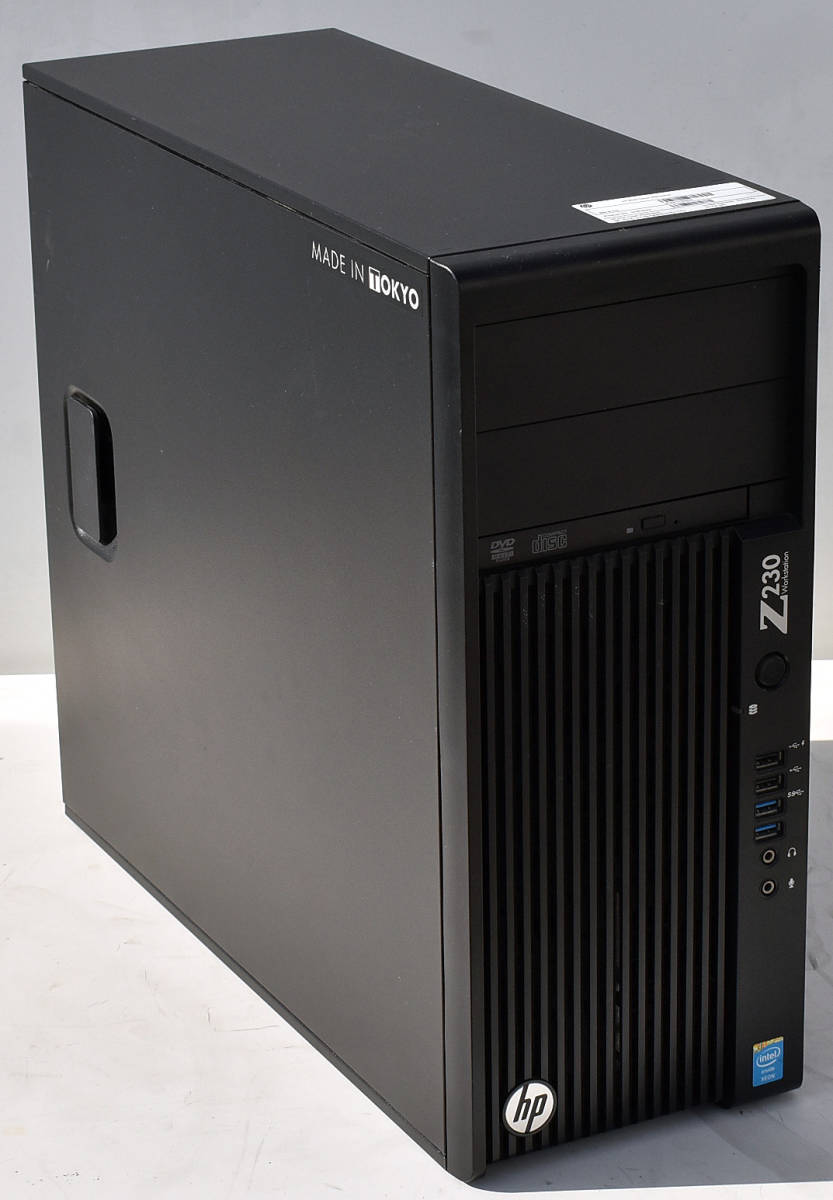 HP Z230 Tower Workstation Xeon E3-1270 v3 3.50GHz RAM:16GB SSD 