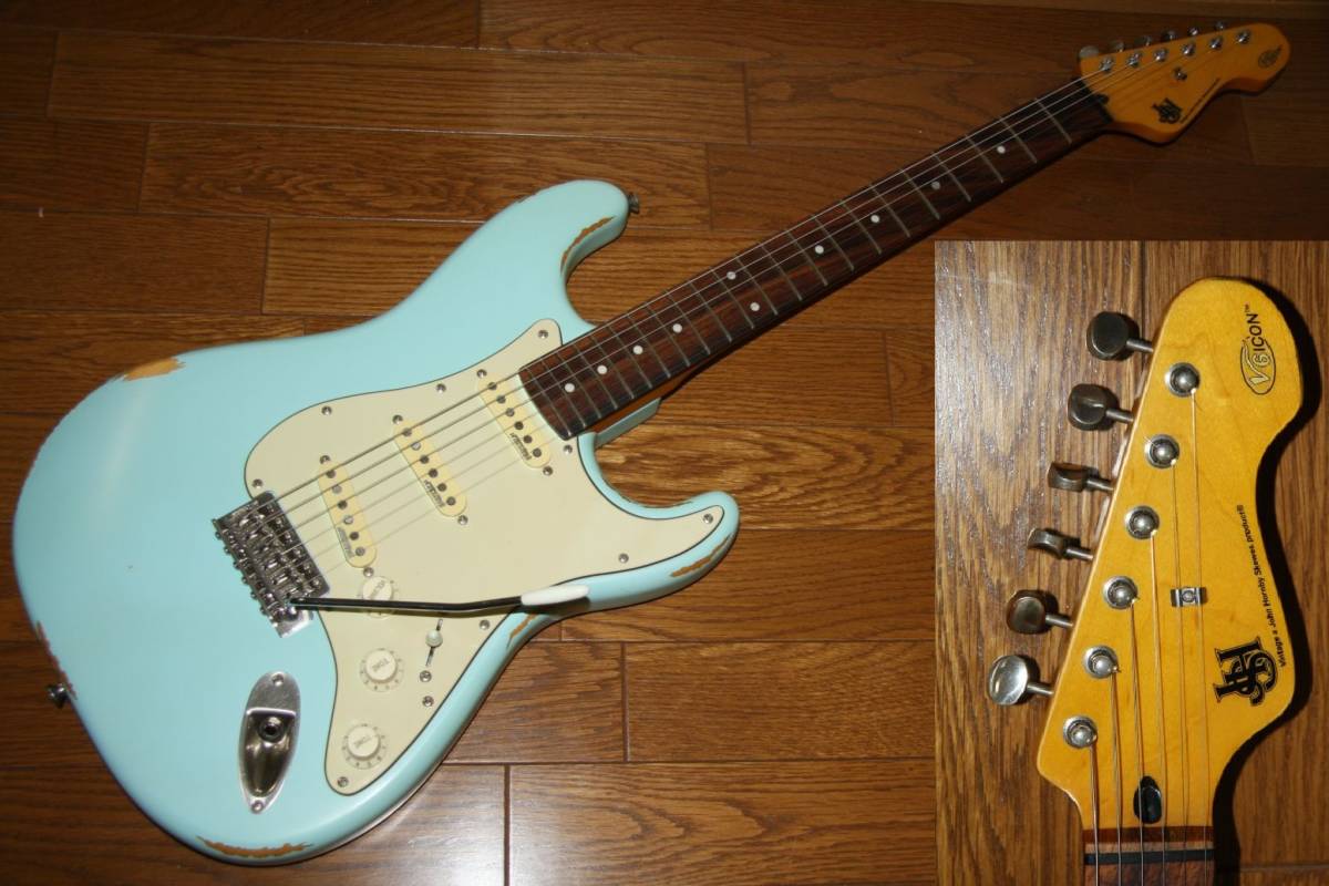 ☆良品「JHS Vintage Icon V6 ストラトキャスター ソニックブルー