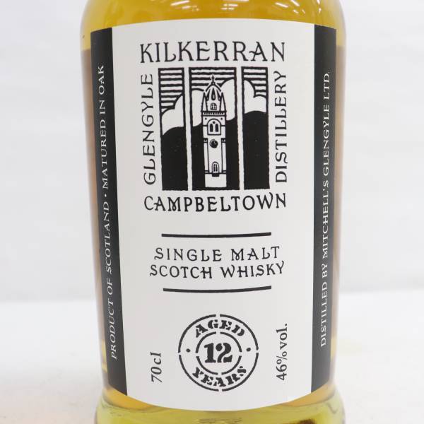 KILKERRAN（キルケラン）12年 46％ 700ml X23A260017 700ml 12年
