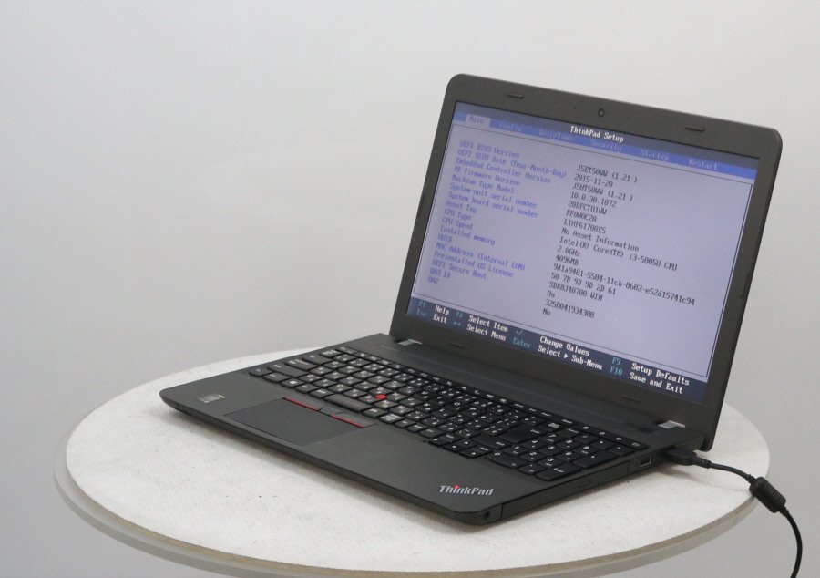 lenovo 20DF-CTO1WW ThinkPad E550　Core i3 5005U 2.00GHz 4GB ■現状品