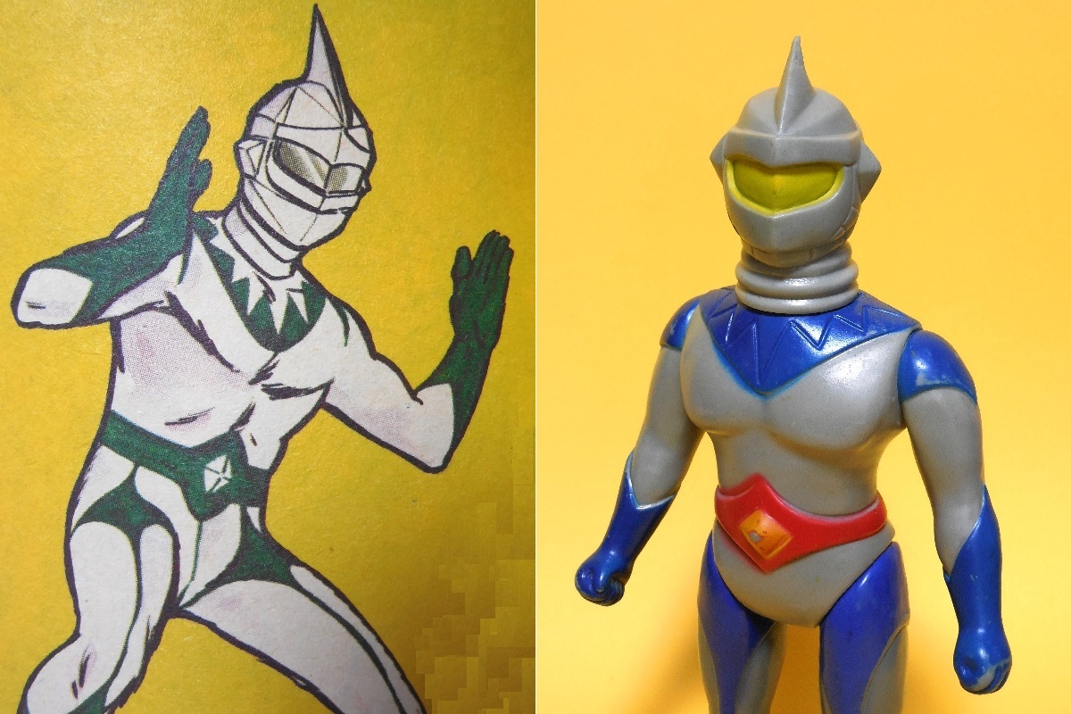 特撮番組『ミラーマン』　ザイラス　怪獣ソフビ 特撮番組『ミラーマン』 ザイラス 怪獣ソフビ ブルマァク 当時物