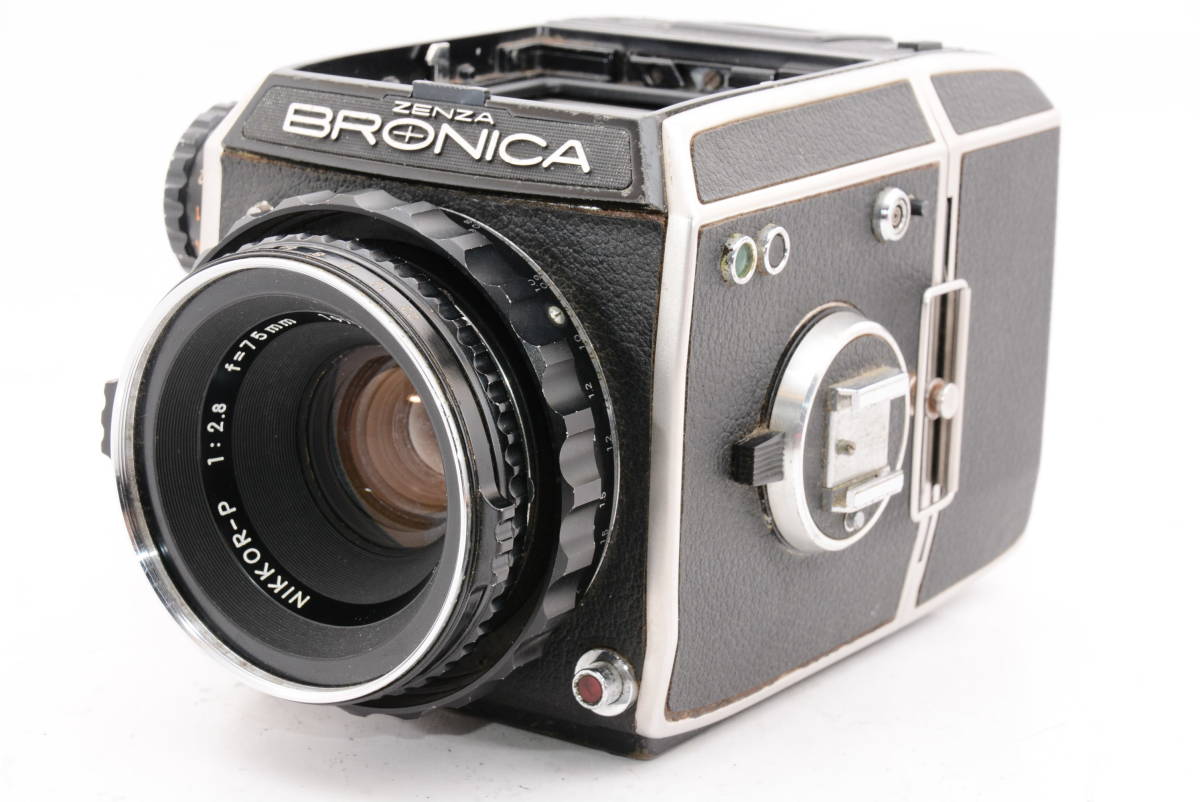 外観並級】Zenza Bronica EC + NIKKOR P 75mm F2.8 中判カメラ #e5788