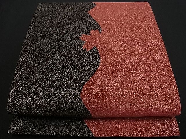 平和屋着物■全通柄袋帯　吉祥花文　金糸　逸品　未使用　ut1028