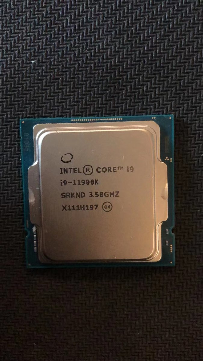 【中古動作確認済】cpu intel core i9-11900k 得価，大人気 CPU インテルIntel Core I9-11900K プロセッサー 中古