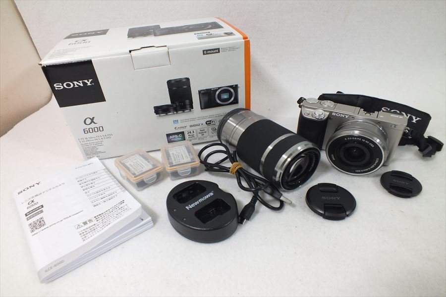 SONY ミラーレス一眼レフ α6000 ダブルズームレンズキット 訳