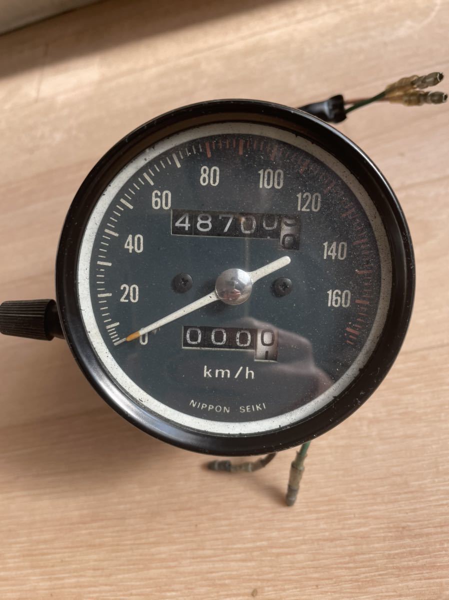 CB400F純正スピードメーター 当時物 ヨンフォア 160Km/H表示 国内398 