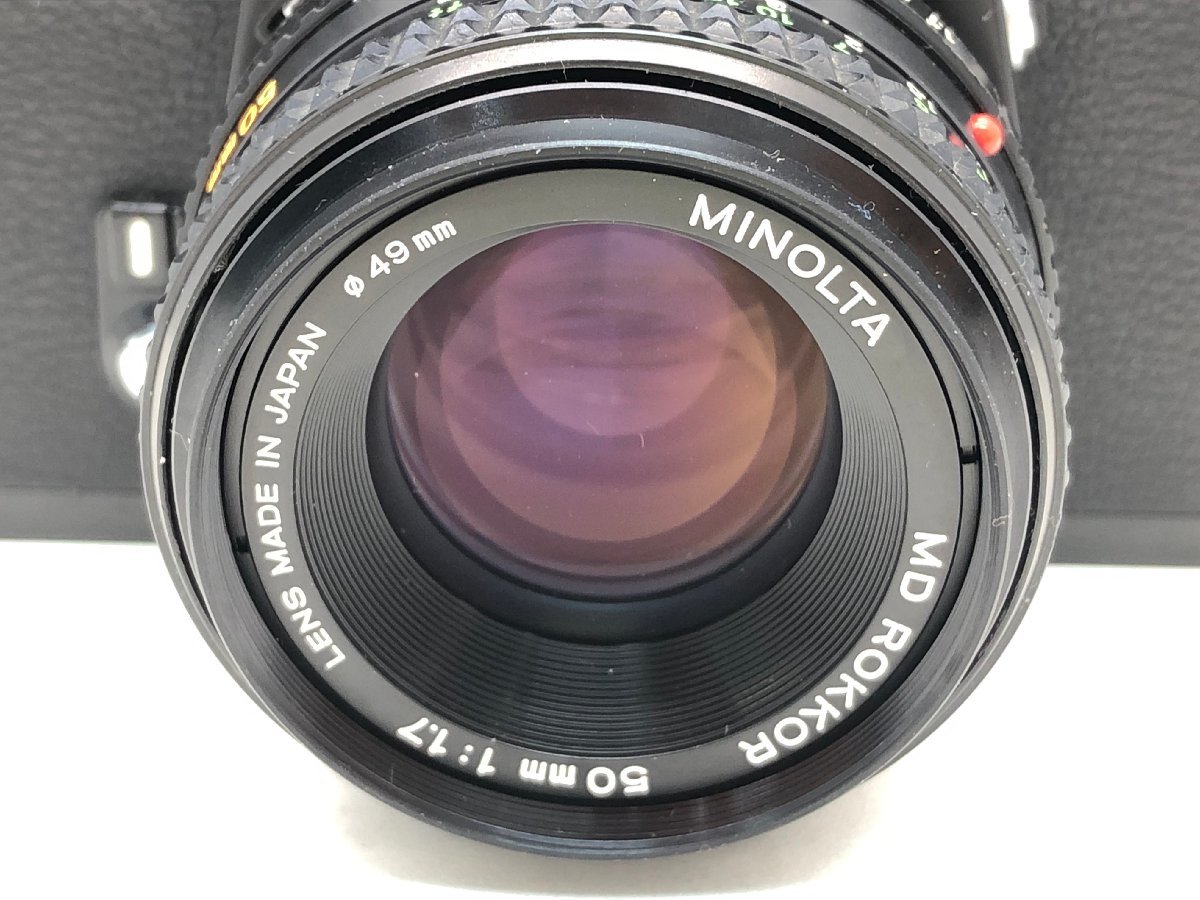 ジャンク Minolta ミノルタ X-7 MD ROKKOR 50/1.7 一眼レフ フィルム
