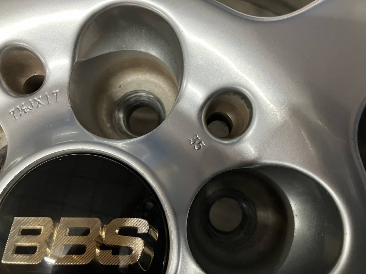 BBS RG 751 目立た 17インチ pcd100 5穴 オフセット35