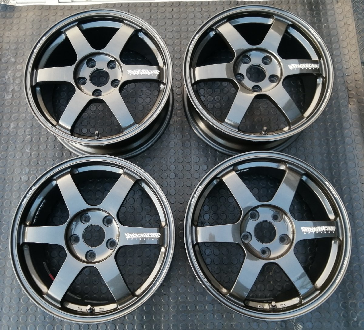 RAYS VOLK Racing TE37 ブラック 17インチ わせ 7.5J