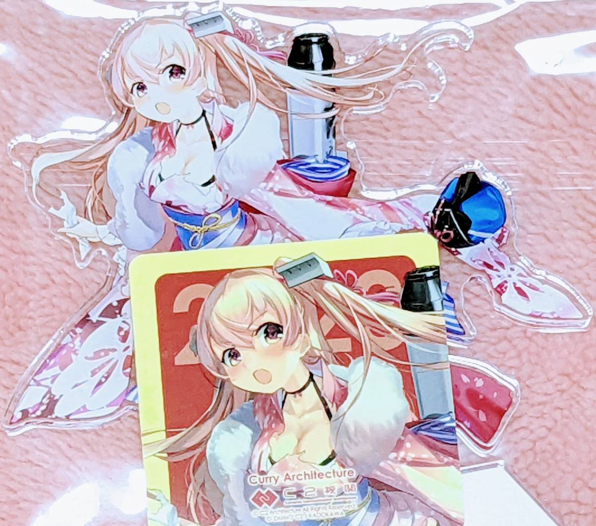 新品未開封】ジョンストン 中破 晴れ着 アクスタ 21th カレー機関 