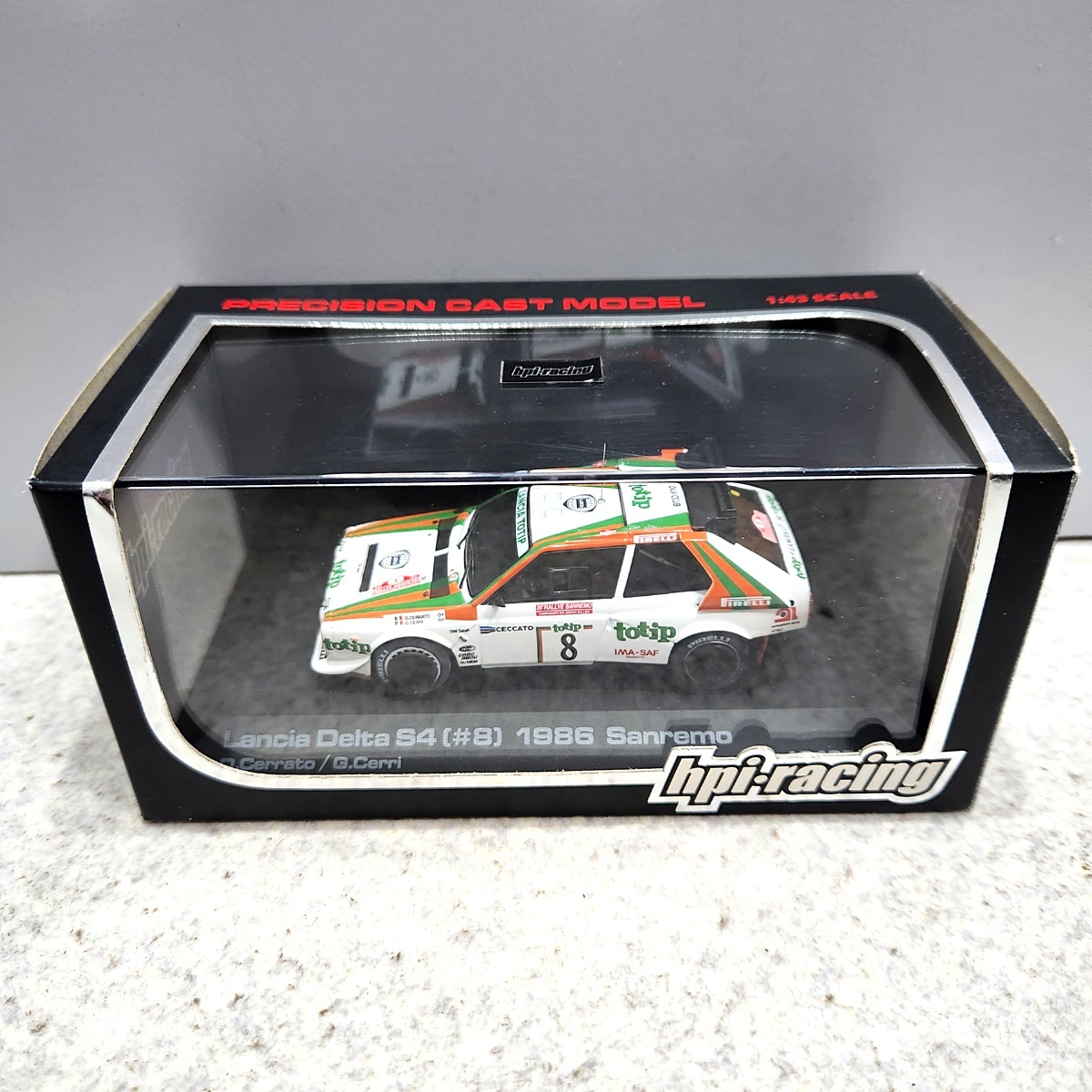 カズ HPI 1/43　LANCIA DELTA S4 サンレモ Lancia Delta S4 HPI. Scale:1⁄43 (#2) hpi 1/43 Lancia Delta S4