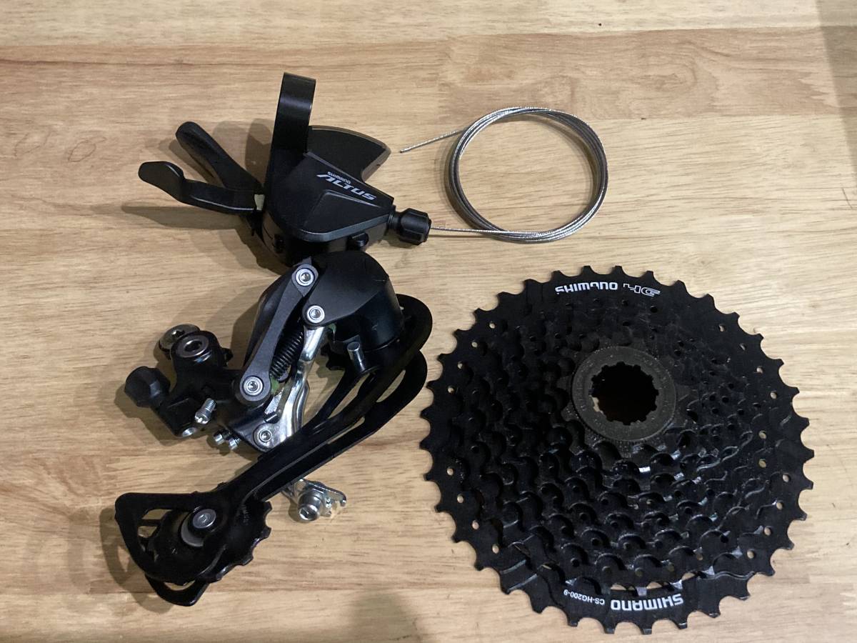 自転車、サイクリング Shimano ALTUS コンポーネントセット 完成車