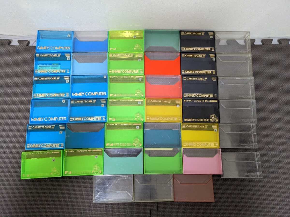 任天堂 ファミコン カセット ケース ３９個 ソフト ニンテンドー ジャンク 