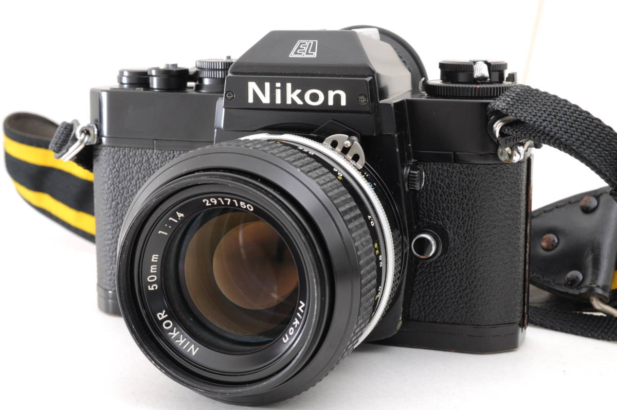 KCK43]動作品 ニコン EL フィルム一眼レフカメラ ブラックボディ
