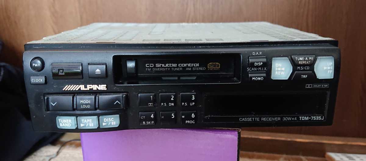 ALPINE アルパイン TDM-7535J テープデッド オーディオ カセットテープ 