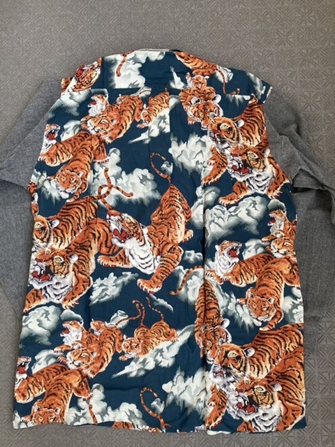 COMME des GARCONS SHIRT 百虎 シルク シャツ DM コムデギャルソン 