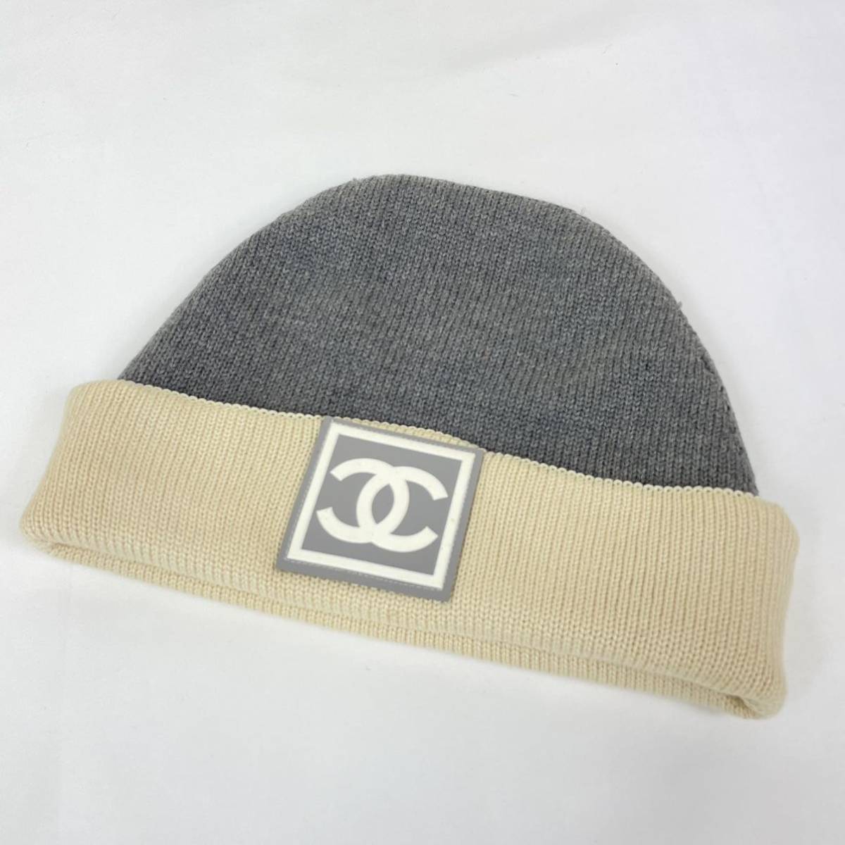 CHANEL ニット帽 ココマーク (CHANEL⁄ニット CHANLシャネル （NZ211