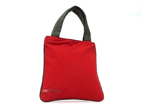 発送用② 1円 PRADA プラダ プラダスポーツ テスートナイロン トート